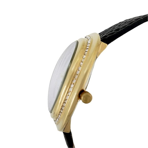 Charles Delon Casual Style Black/Gold Watch - Picture 2 of 3